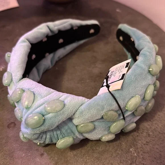Lele Sadoughi | Accessories | Jade Knotted Headband Lele  display picture 2